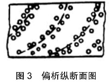 圖3偏析縱斷面圖